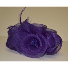 Royal Purple Derby Church Wedding Tea Party Special Occasion Hat  Fancy   eb-26736366
